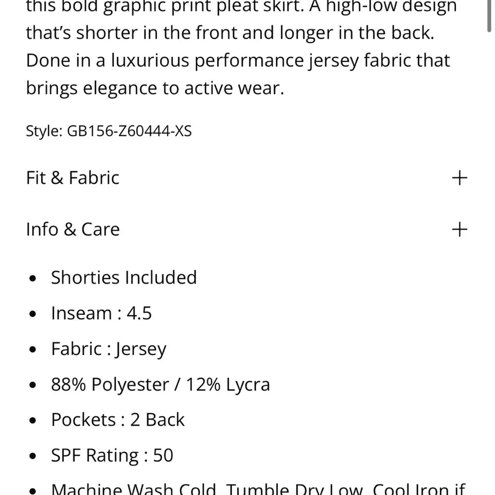 Lucky in Love Geometric Blue and White Women's tennis pickleball skirt skort - Picture 6 of 6